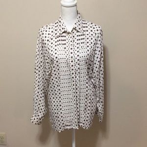 Liz Claiborne Women's White Blouse Size 12